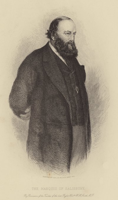 The Marquis of Salisbury by English School